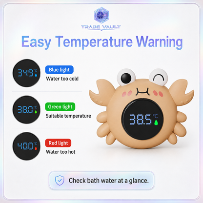 TradeVault BathBuddy Temperature Safety Crab