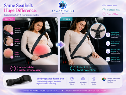 TradeVault BumpGuard Pregnancy Car Seat Belt Adjuster