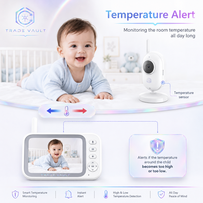 TradeVault SA 720HD – The All-in-One Baby Monitor for Modern Parents