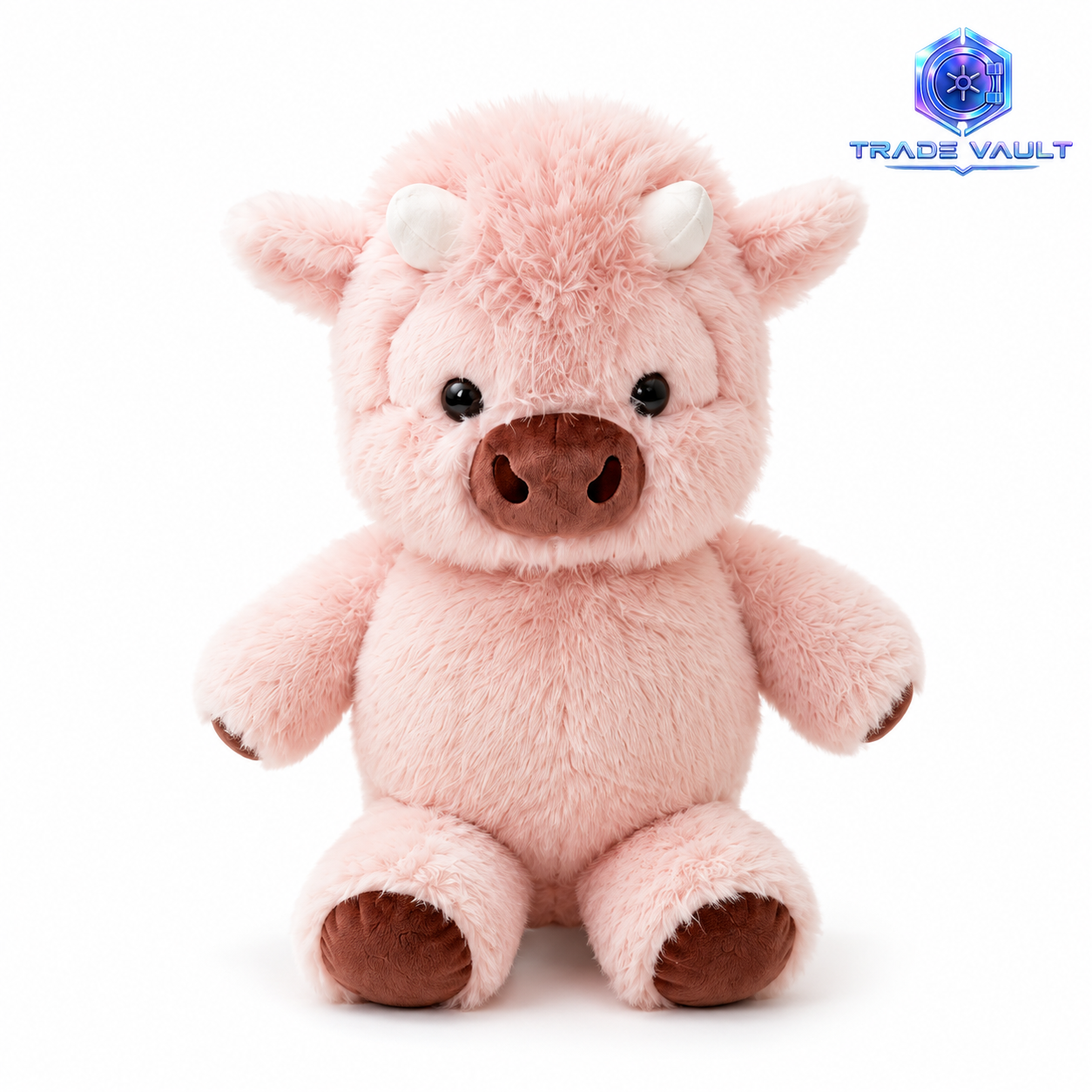 TradeVault Highland Huggie Plush Cow