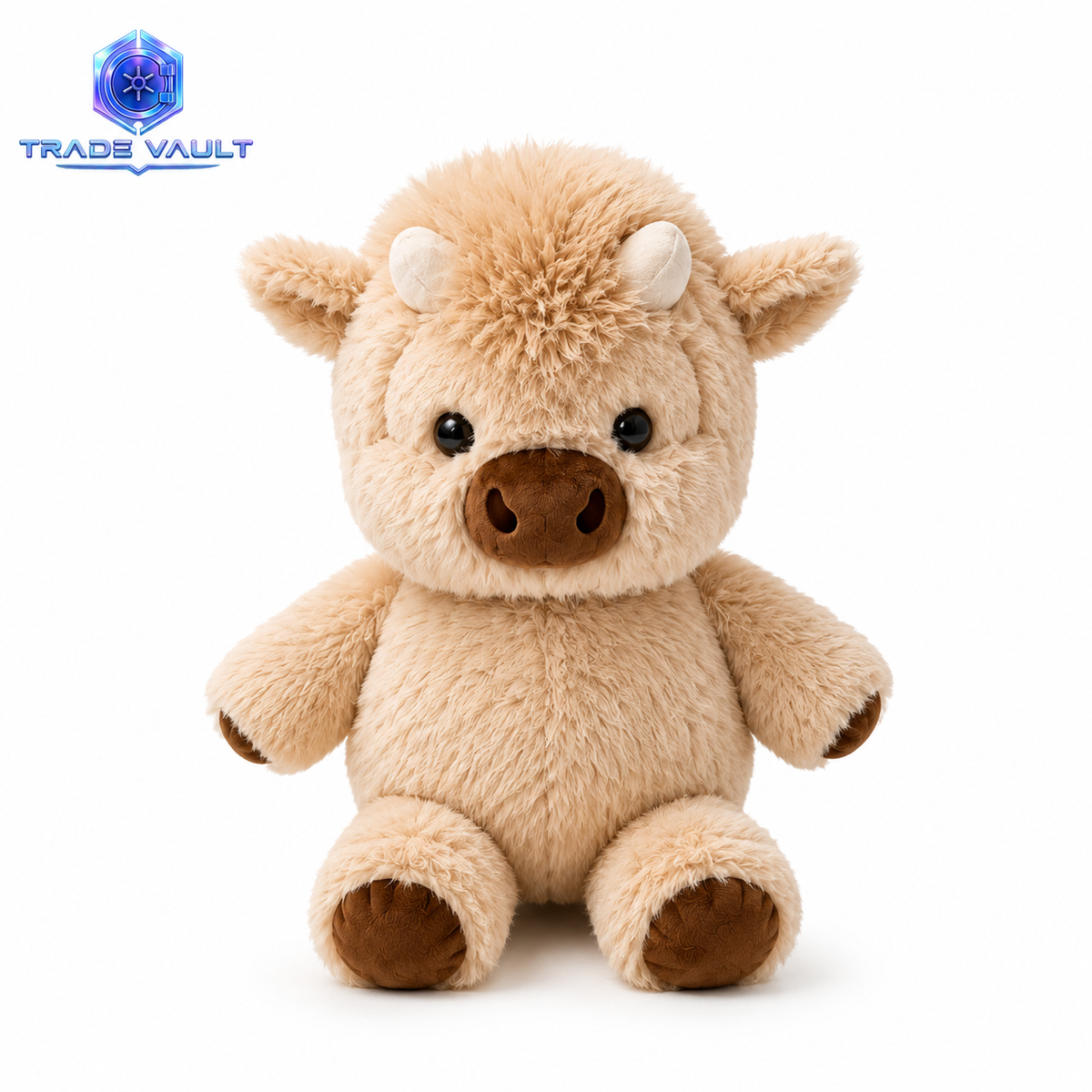 TradeVault Highland Huggie Plush Cow